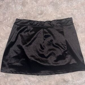 Urban Outfitters Shimmering Black Mini Skirt